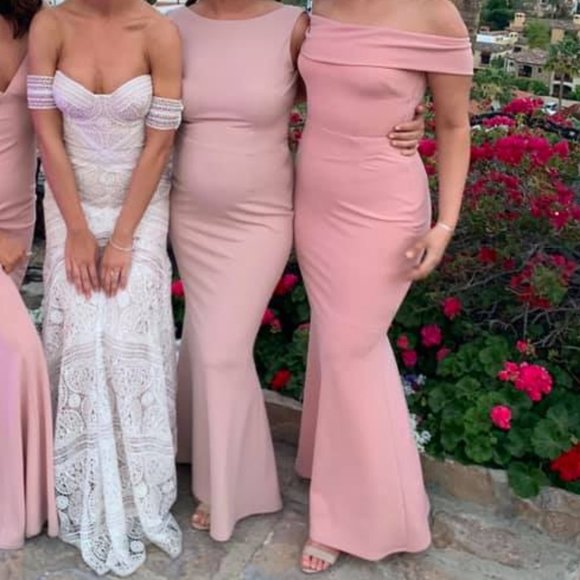 Katie May Legacy Bridesmaid Gown - Size 6 (Dusty Rose) - Picture 3 of 3